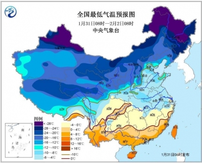 冷空气频繁南下 中东部地区气温将持续偏低状态