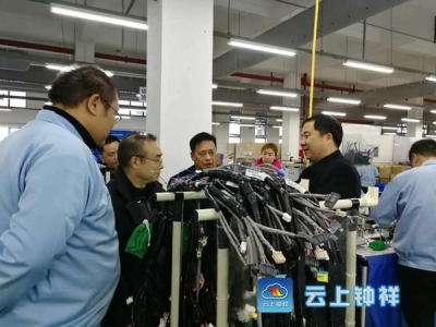张尚贵来我区调研工业园区发展情况