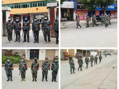 抗击疫情，旧口镇民兵冲上前