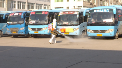 钟祥市宇风客运站全力做好复工准备