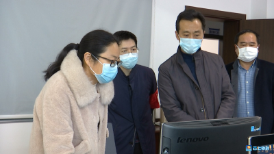 郭志泉慰问钟祥市12345市长专线办公室工作人员