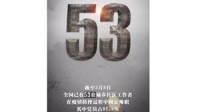痛惜！ 53位社区工作者因公殉职 