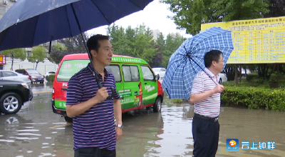 暴雨袭击钟祥  市长郭志泉要求全力排除城区积水 尽快恢复正常生产生活秩序