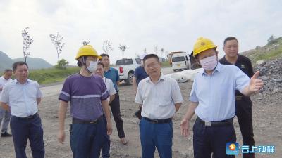 何平调研督办磷石膏综合利用项目建设 
