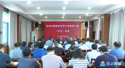 钟祥市扫黑除恶专项斗争领导小组召开（扩大）会议