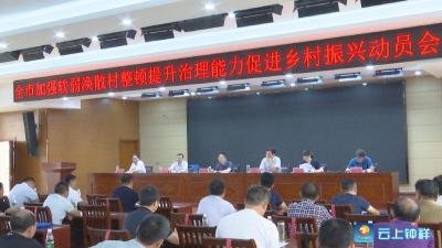 钟祥市强化软弱涣散村整顿提升治理能力 促进乡村振兴
