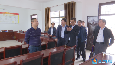 何平在胡集镇调研软弱涣散村整顿提升工作