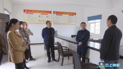 何平在文集调研集镇建设和基层组织建设工作