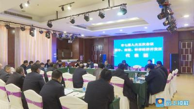 周军参加郢中 南湖 钟祥经济开发区代表团审议