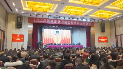 政协钟祥市第七届委员会第五次会议开幕