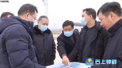 丁凡璋调研钟祥水利工程建设管理工作