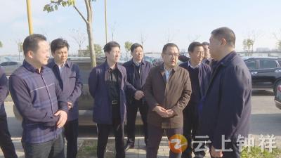 周军调研明显陵绿化补植、招商展示中心和部分重点项目建设