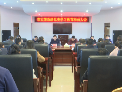 钟祥市文旅系统召开党史学习教育动员会