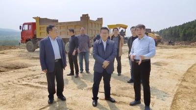 何平调研腾祥公司年产100万吨钙基新材料项目 