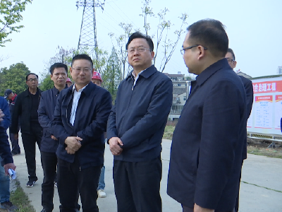 孙兵在钟祥调研南湖清淤 河湖长制及水污染防治工作