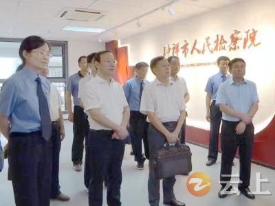 省政法队伍教育整顿第七指导组督导钟祥市政法队伍教育整顿“回头看”工作