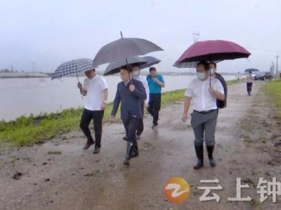 粟建湘检查汉江防汛工作
