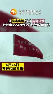 从抗击疫情转战防御汛情 钟祥市投入5000多人次参与防汛工作