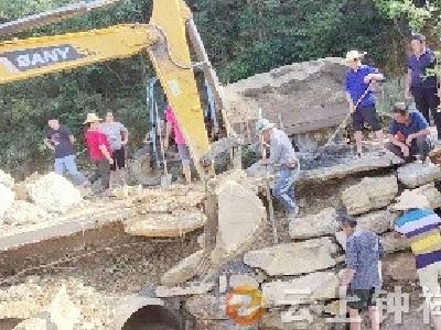 修路助收，钟祥市张集镇黑王寨村灾后重建双点赞