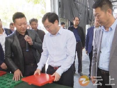 杨孟富调研重点项目建设和企业运行情况