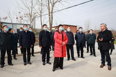 王玲率队在钟祥开展磷石膏污染防治工作视察调研