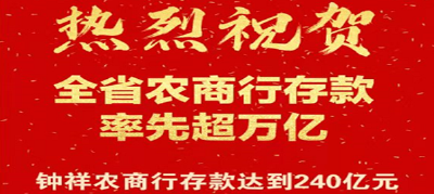 钟祥农商行各项存款突破240亿元大关