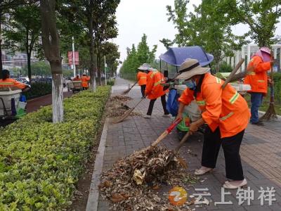 推进精细化保洁 助力文明城市创建