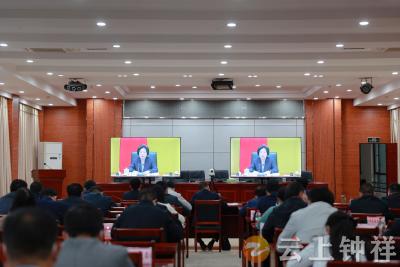 钟祥市组织收听收看全国 省新冠肺炎疫情防控工作电视电话会