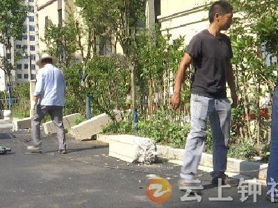 钟祥市依法拆除力宝铂金府小区违法建（构）筑物及其附属设施