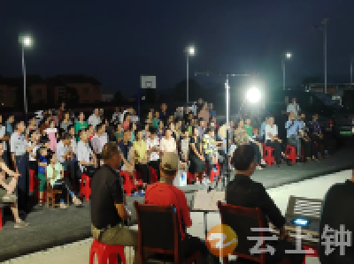 罗山村网格员为乡村文娱活动助力添彩