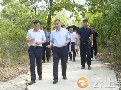 白海峰到张集镇协商王河河道治理工作