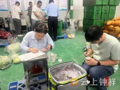 省农业综合行政执法局抽查钟祥市农产品质量安全