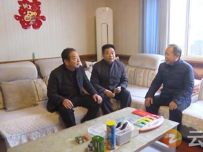 蔡金华走访慰问退役军人