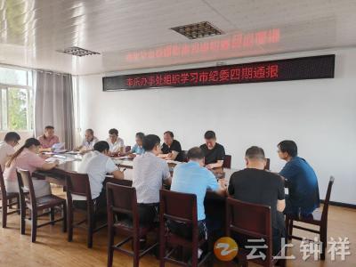 丰乐办事处组织学习市纪委四期案例通报