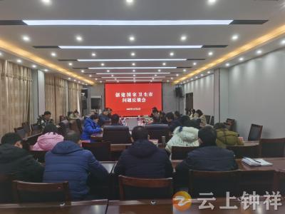 钟祥市召开创建国家卫生市问题反馈会