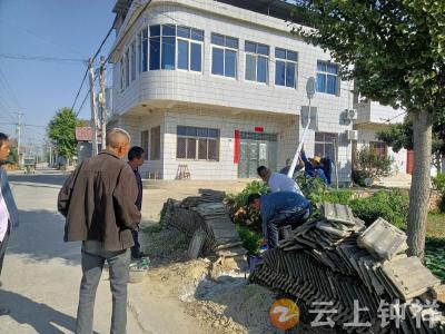旧口镇郑桥村：路灯安装亮出行 共同缔造惠民生