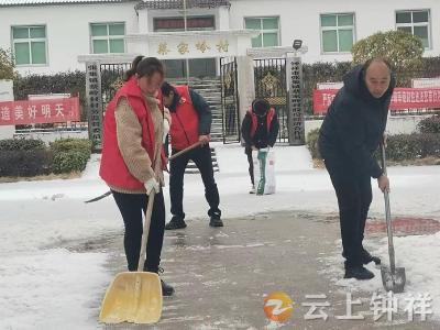 张集镇蔡岭村网格员:以雪为令齐上阵 凝心聚力暖民心