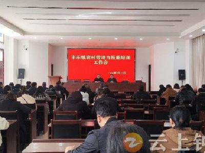 丰乐镇开展2024年农村劳动力技能培训