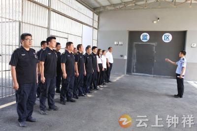 荆门金盾保安公司钟祥分公司开展现场警示教育活动