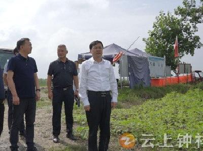 杨孟富检查防汛抗旱、汉江沿线未成年人防溺水工作
