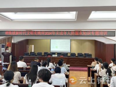 胡集镇开展未成年人防溺水宣传教育工作