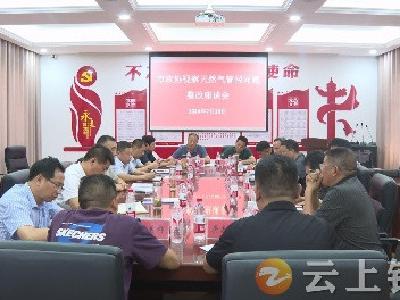 钟祥市政协视察城区天然气管网整改情况
