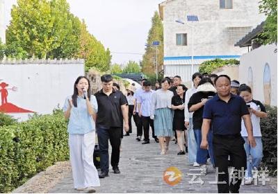 柴湖镇开展年轻干部讲解拉练评比活动