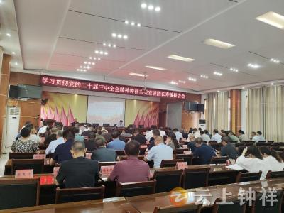 长寿镇开展学习贯彻党的二十届三中全会精神宣讲报告会