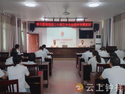 磷矿实验学校学习贯彻党的二十届三中全会精神