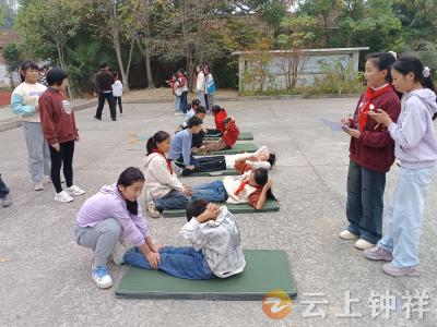 柴湖镇岗南小学举行首届学生体质健康达标测试比赛
