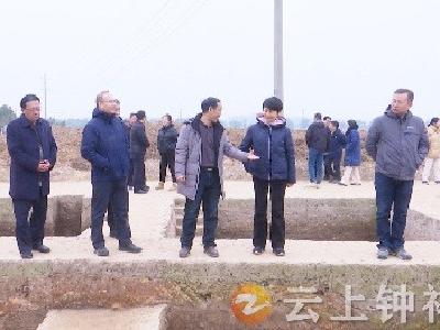 省文化和旅游厅来钟祥检查验收边畈遗址考古发掘项目