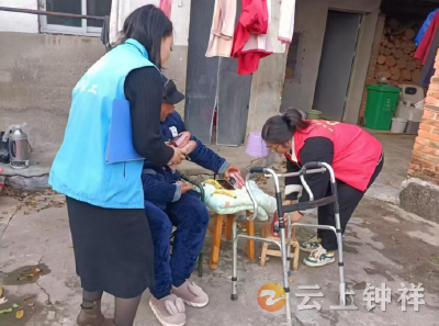 双河镇新时代文明实践所开展扶残助残活动