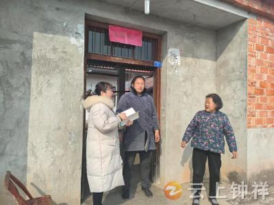 钟祥市东桥镇墩岭村开展反电诈宣传