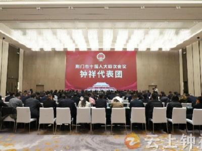 胡亚波参加钟祥代表团审议